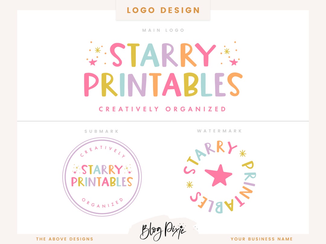 bright-colorful-logo-design-small-business-logo-fun-logos-rainbow-logo