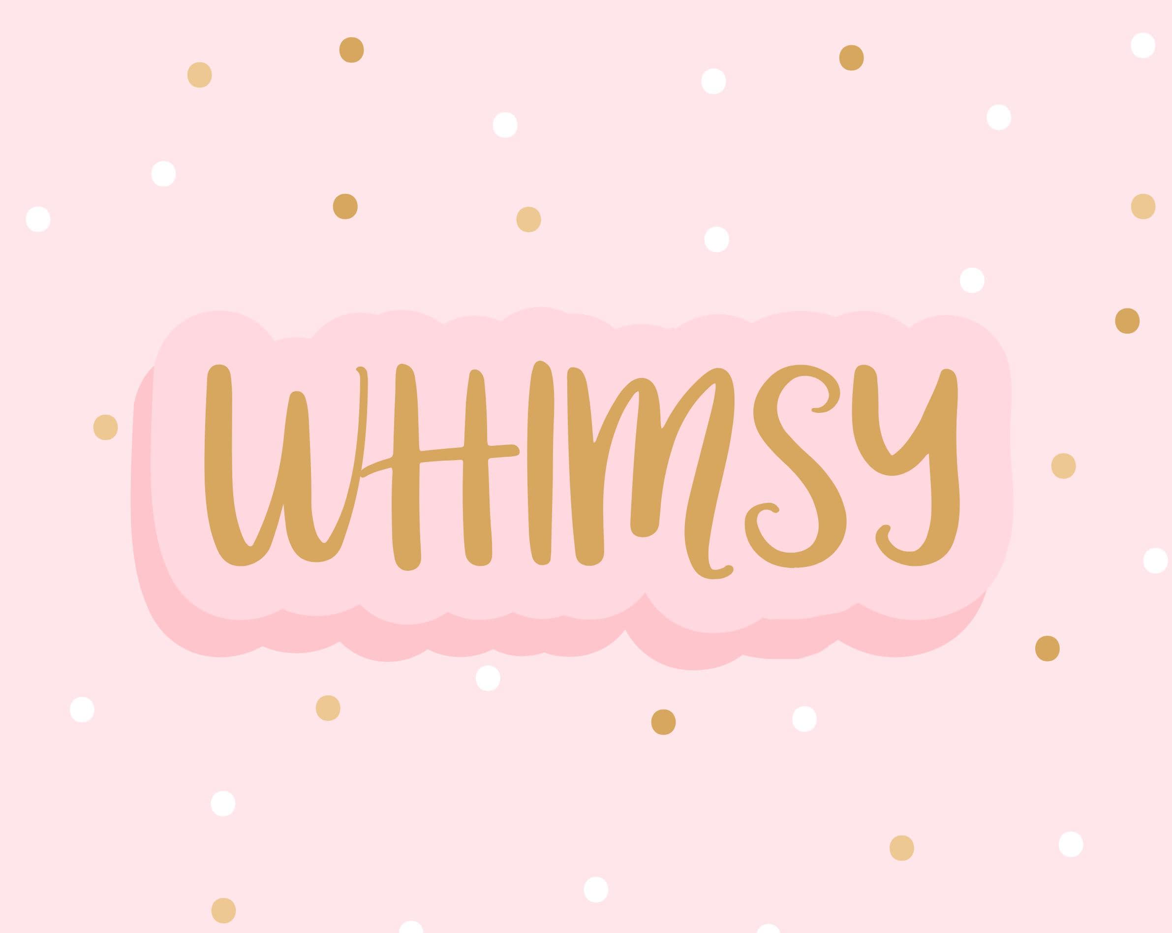 Whimsy Font - Cute Lettering Fonts - Sweet Logo Fonts - Creative Curly ...