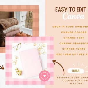 Modèles Instagram automne Canva - Idées d'articles Instagram automne - Modèles de publications Instagram pour l'automne - Ensemble Instagram Halloween Pixie image 10