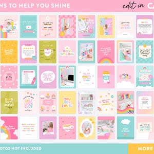 rainbow instagram post templates