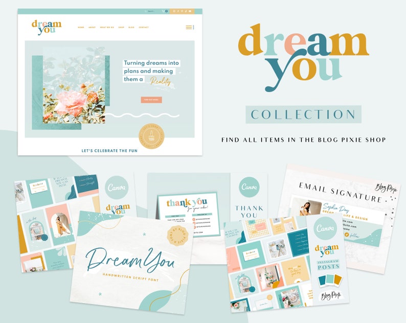 Instagram Post Templates Canva Quotes for Instagram Creative Instagram Templates Canva Bright Instagram Branding DY01 Blog Pixie image 9