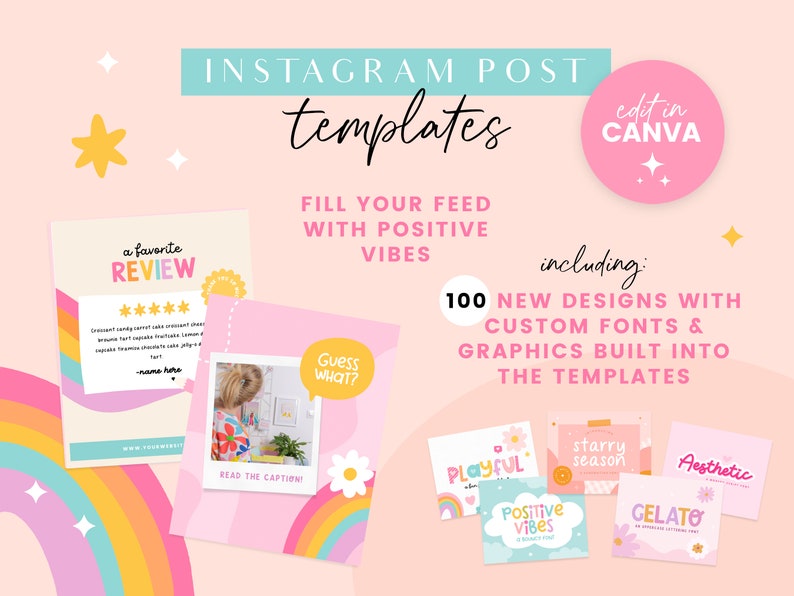 playful instagram templates