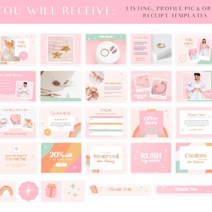 Etsy shop kit Etsy branding bundle Etsy banner templates image 4