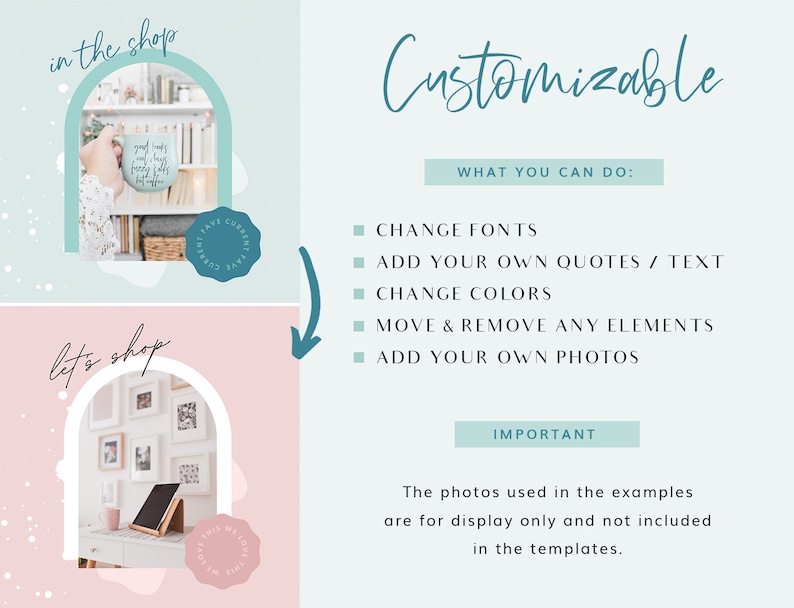Instagram Post Templates Canva Quotes for Instagram Creative Instagram Templates Canva Bright Instagram Branding DY01 Blog Pixie image 5