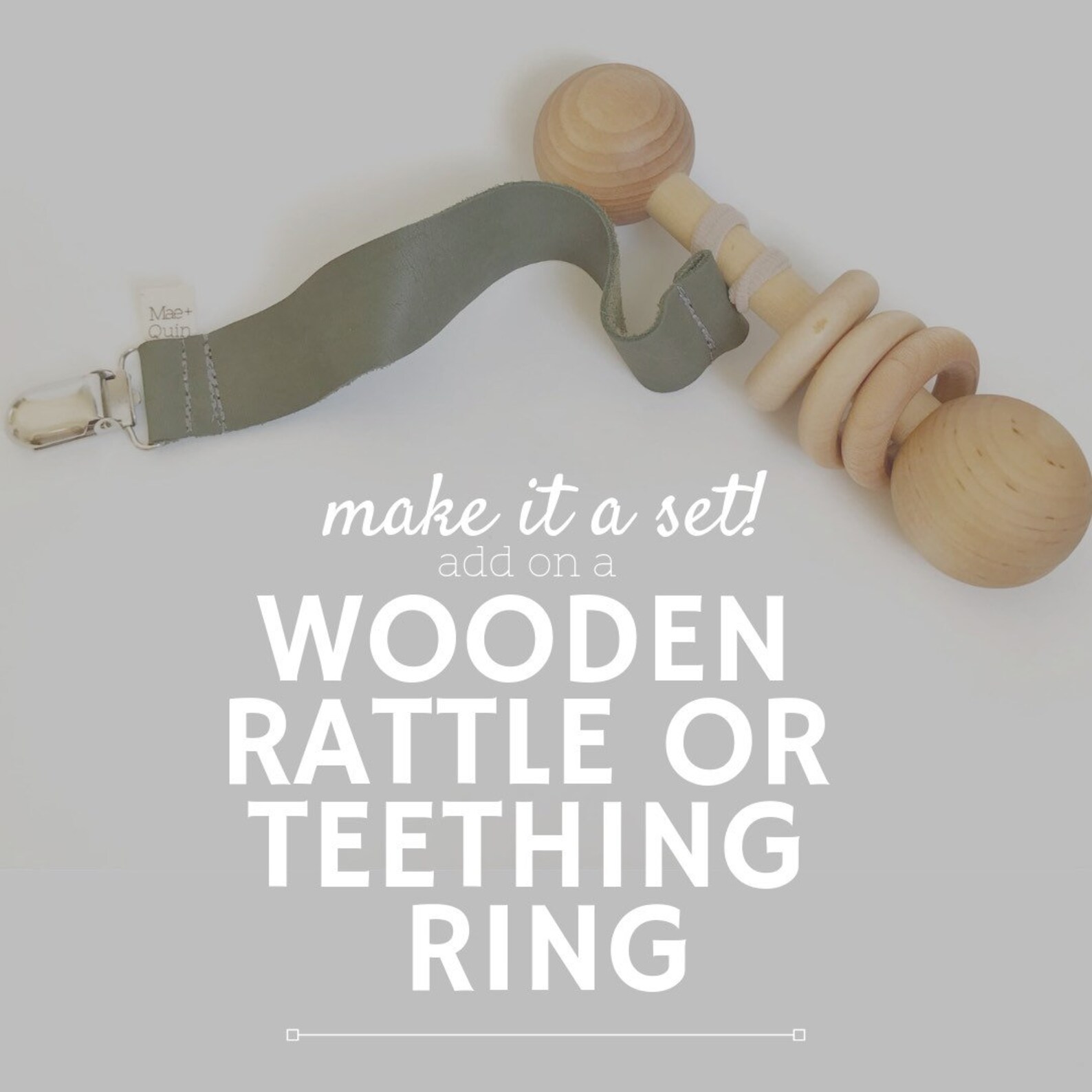 Leather Pacifier Clip Choose Color Genuine Leather Pacifier Etsy