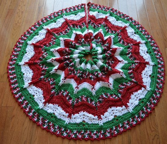 Crochet tree cheap skirt etsy