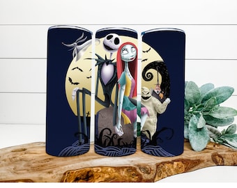 Jack & Sally Tumbler (20oz Skinny Tumbler)