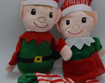 Personalized Christmas Elves (For Girl and Boy)