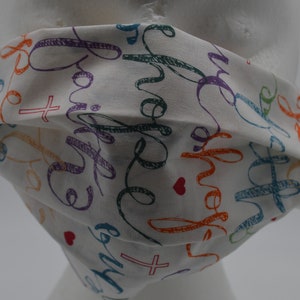 Reversible/Washable Inspirational Face Mask (Adult Size)