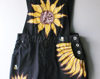 sunflower overall dress