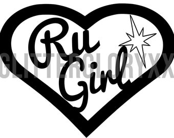 Ru Girl SVG + PNG Arquivo para download instantâneo RPDR