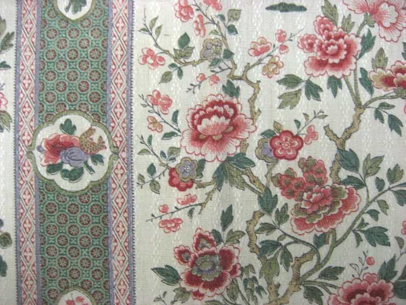 Antique Beautiful 19th c 9912 French striped Chinoise