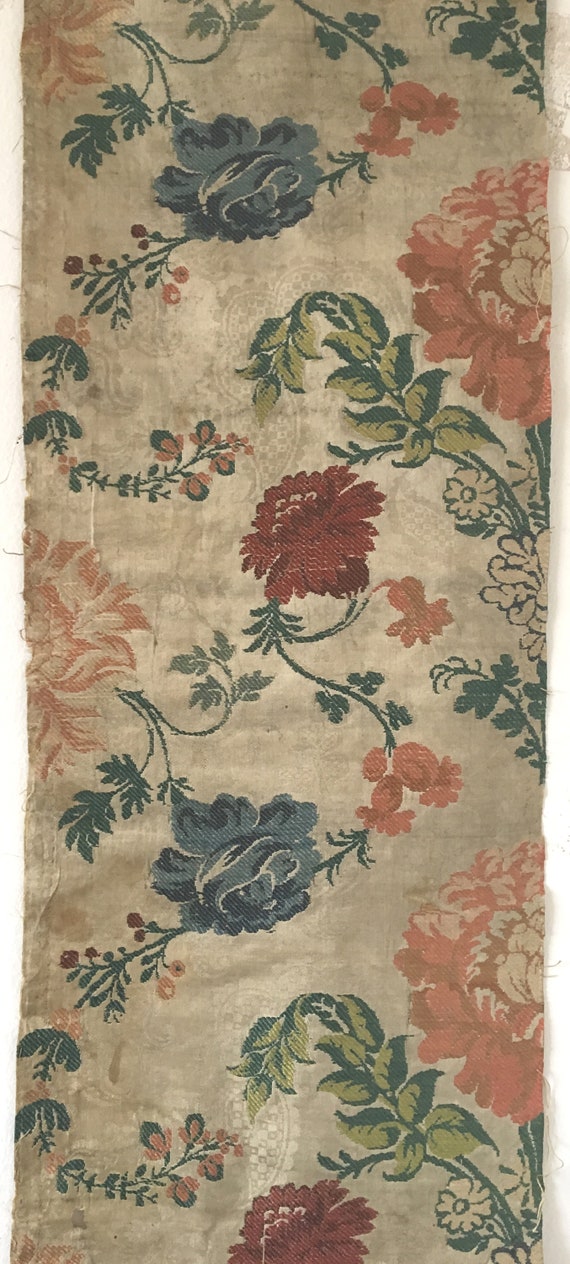 Très belle 18ème Rare brocart de soie tissu tissu tissu (2455) 39d8a2 Très belle 18ème Rare brocart de soie tissu tissu tissu (2455) 39d8a2