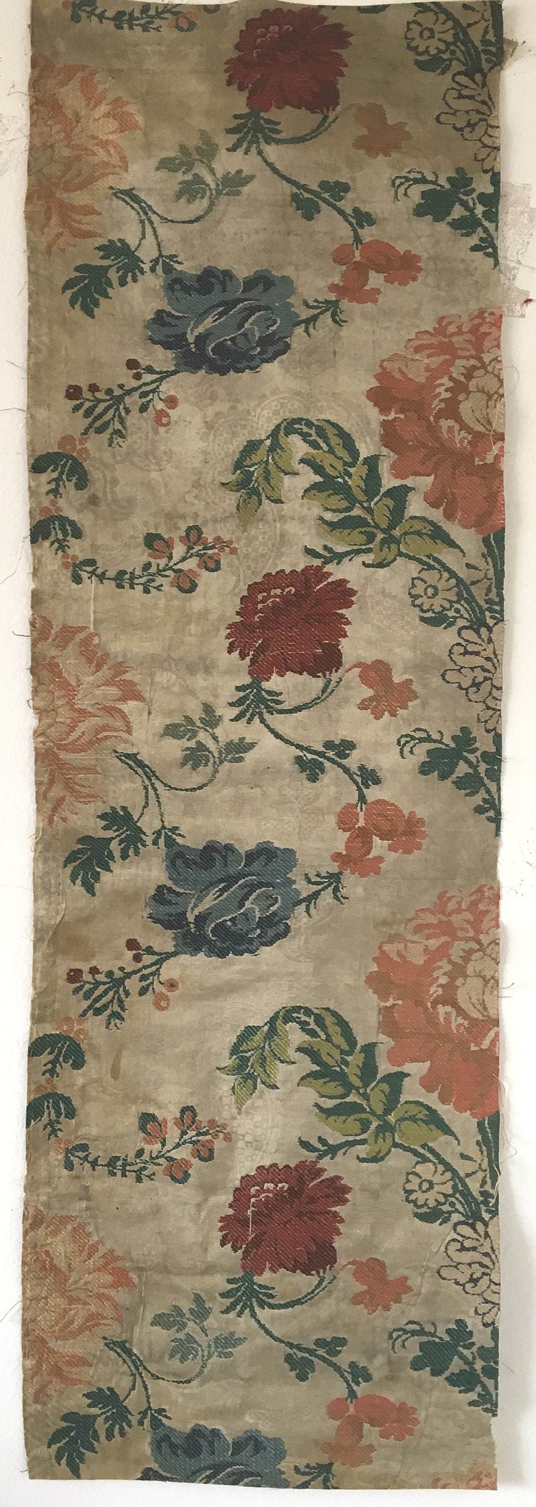 Très belle 18ème Rare brocart de soie tissu (2455) Très belle 18ème Rare brocart de soie tissu tissu tissu (2455) 39d8a2