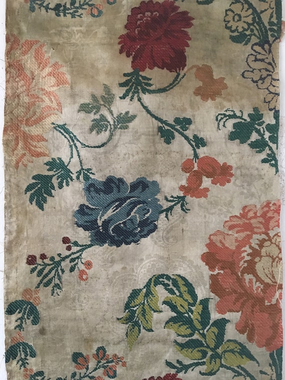 Très belle 18ème Rare brocart de soie tissu tissu tissu (2455) 39d8a2 Très belle 18ème Rare brocart de soie tissu tissu tissu (2455) 39d8a2
