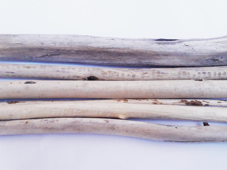 Driftwood Wall Decoration Sticks for Macrame 6 DriftWood Pieces Long Driftwood Beach Decor Terrarium Wood Driftwood For Crafting