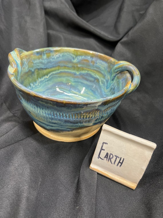 Serving Bowl With Handles Etsy