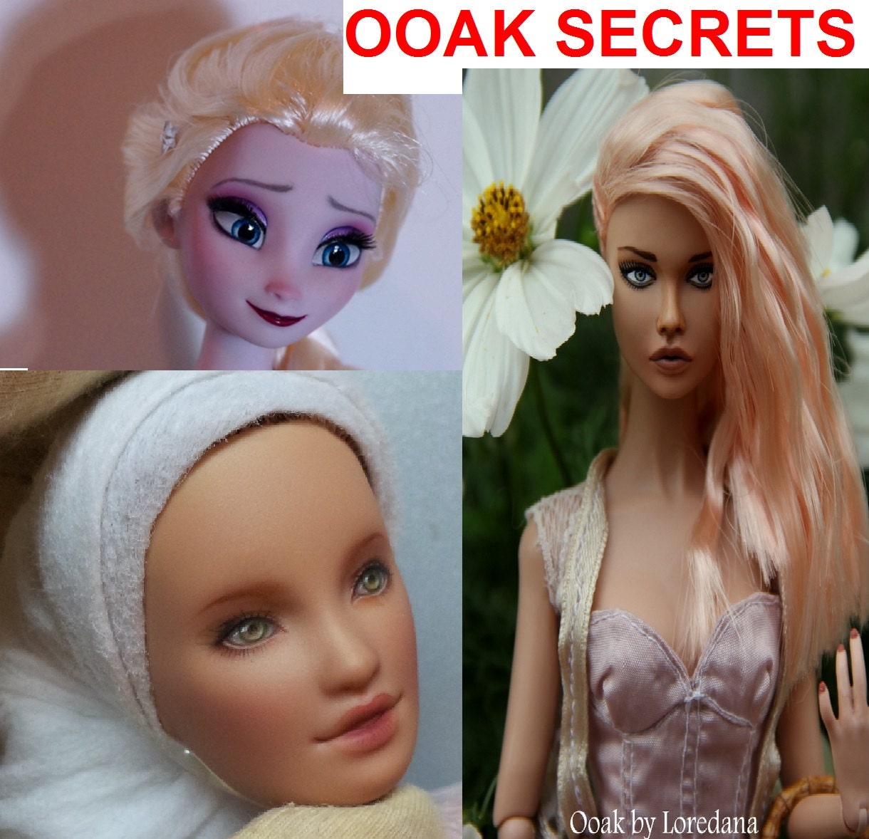 Ooak Doll Repainting And Hairstyle Secrets From The Experts Pdf Tutorial 2 Books Lot 300 Pages Photos