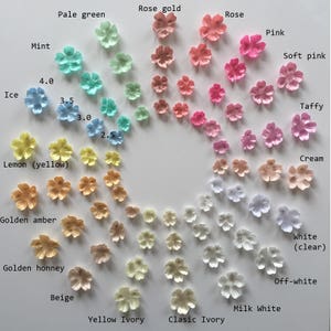 fiori recisi 25 pezzi Petali di fiori in tessuto rigido 3D Petali 3D PIZZO DA SPOSA, abbellimento floreale, Applicazioni abito da sposa fatto a mano fatto da sé iP