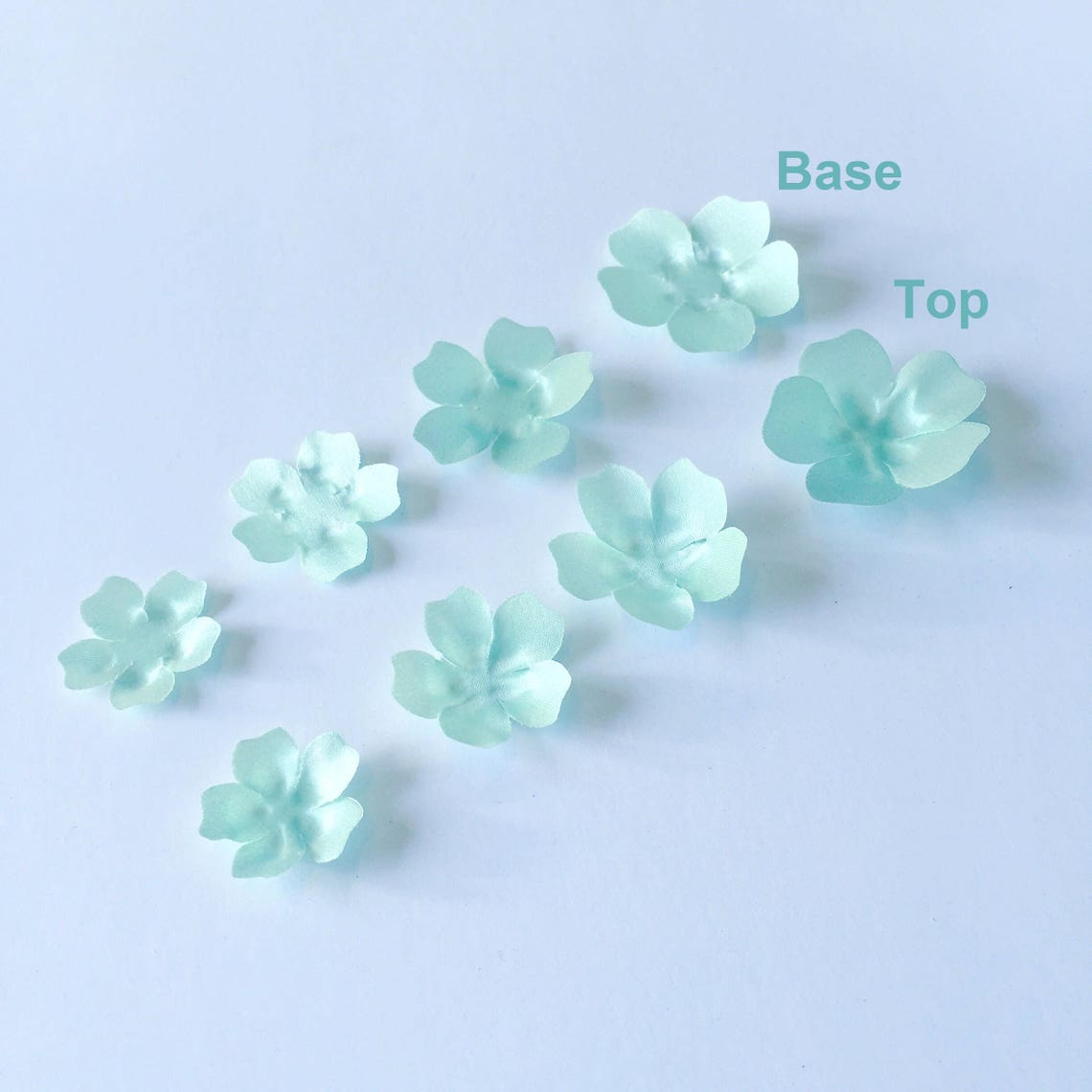 Textile Flower Petals Fabric Flower Petals 25pcs Stiff Cut Etsy