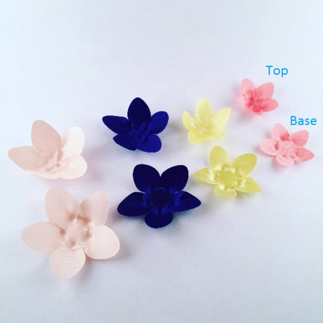 Fabric Flower Petals Textile Flower Petals Bridal Petals Etsy