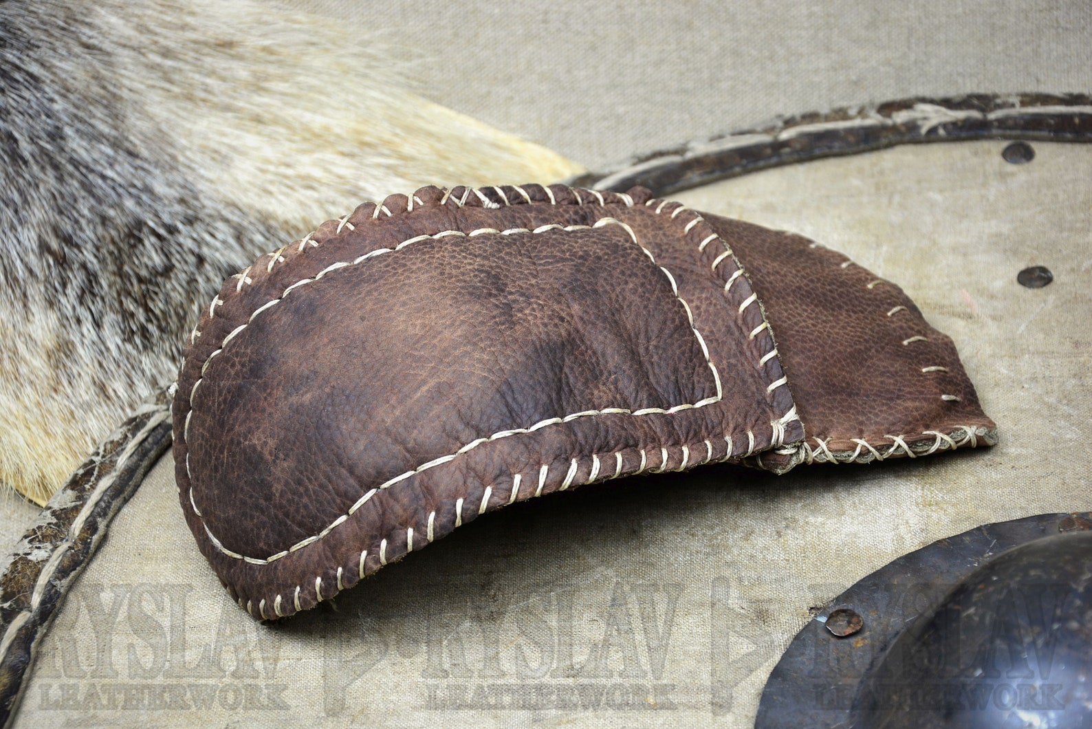 Leather Viking Glove for FULL CONTACT FIGHT Strengthened Etsy