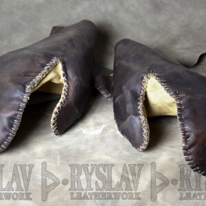 Leather Viking Glove for FULL CONTACT FIGHT, Steel Plates & Genuine Leather Cover, Covered Glove image 5