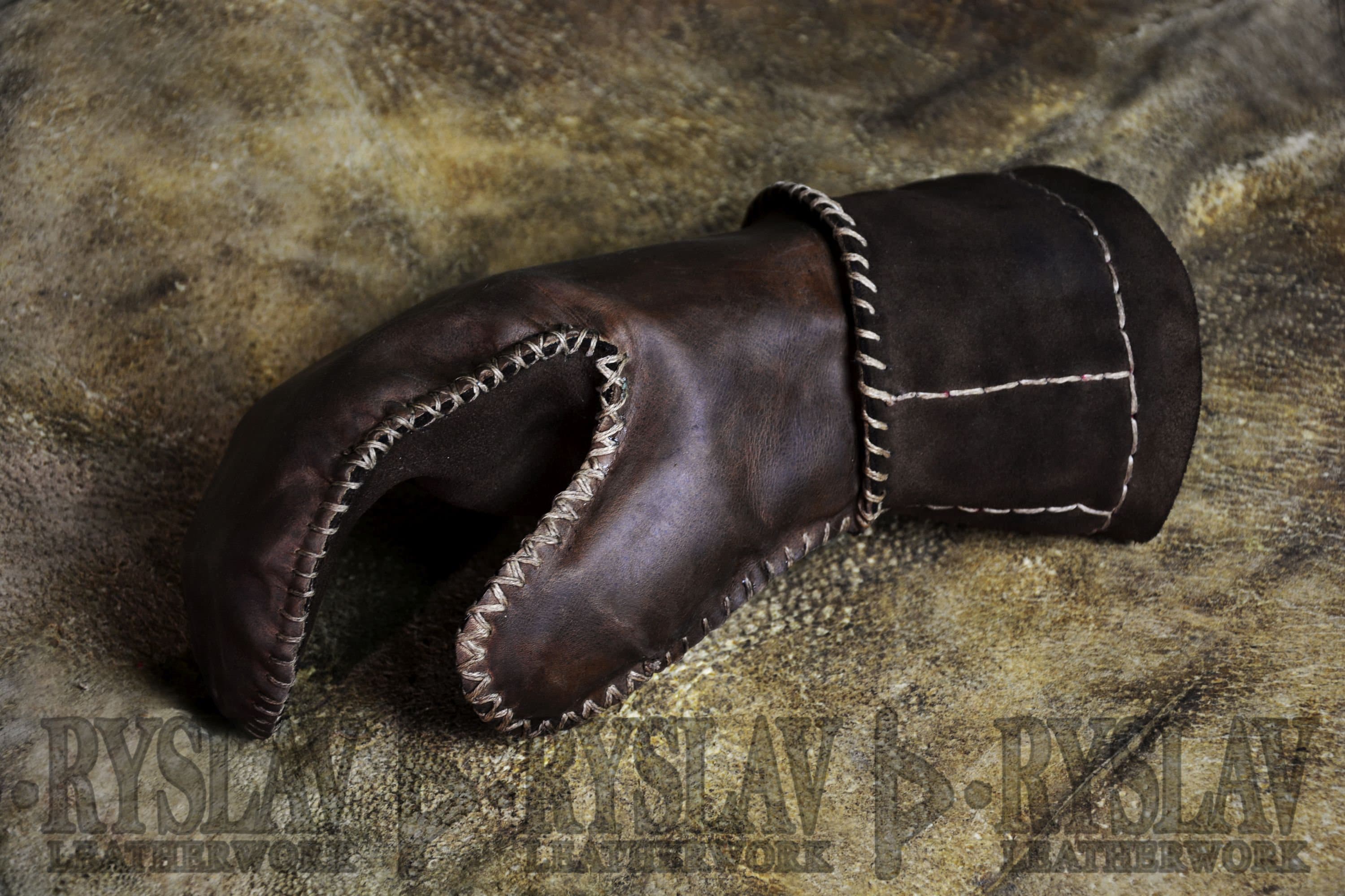 Leather Viking Glove for FULL CONTACT Fight Steel Plates & Etsy
