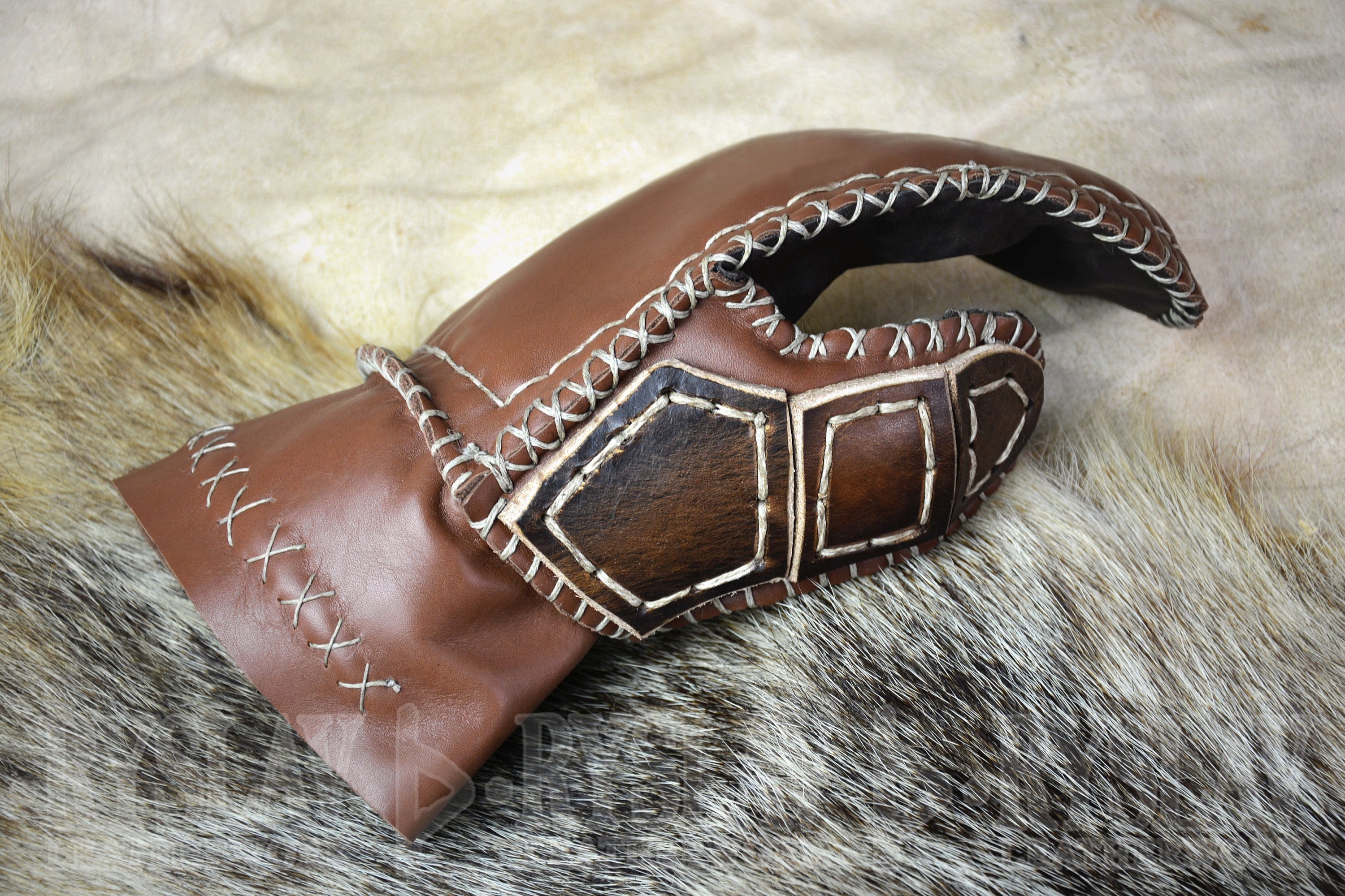 Leather Viking Glove for FULL CONTACT FIGHT Strengthened Etsy