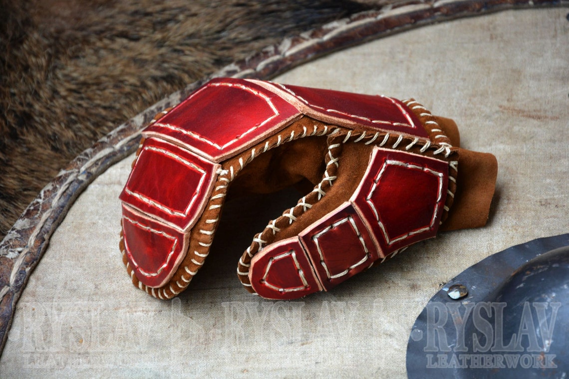 Leather Viking Glove for FULL CONTACT FIGHT Strengthened Etsy