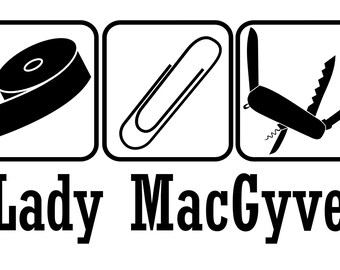 Lady MacGyver SVG DESIGN