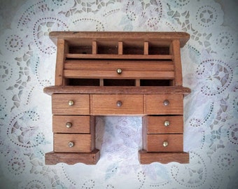 Childs Roll Top Desk Etsy