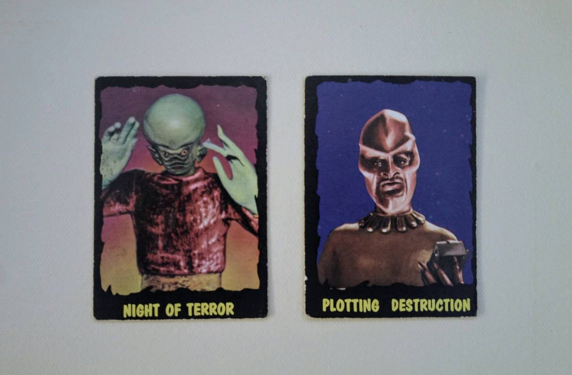 1964 Outer Limits Syfy Trading Cards Bubbles Inc Trading | Etsy