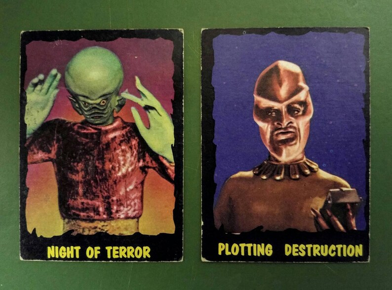 1964 Outer Limits Syfy Trading Cards Bubbles Inc Trading Etsy