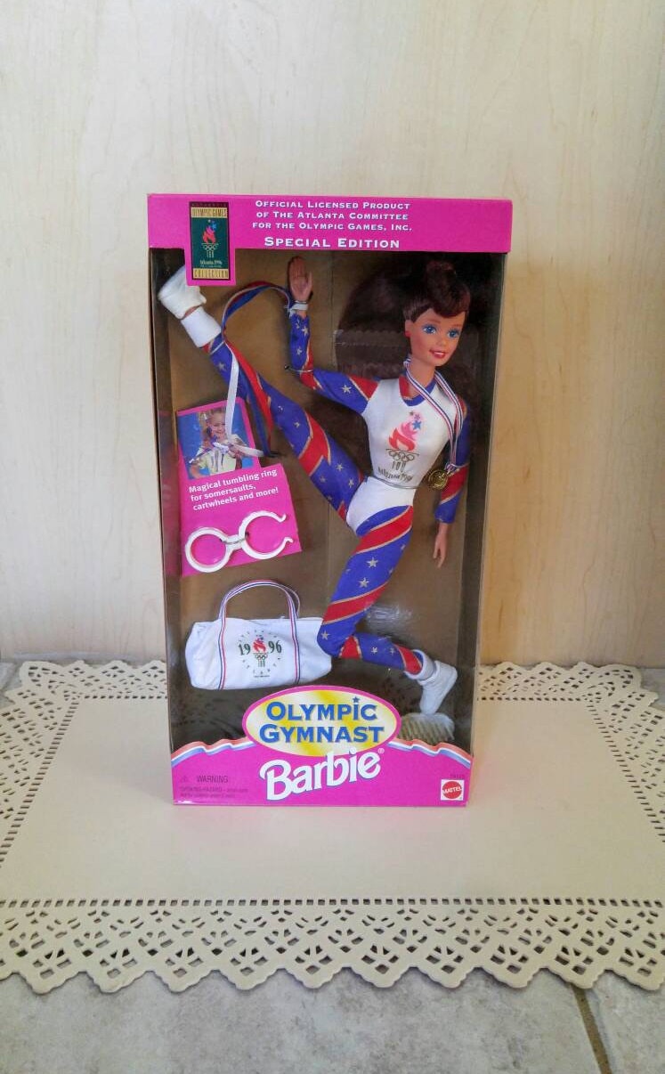 1996 olympic gymnast barbie value