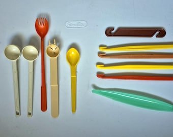 Vintage 70s & 80s Tupperware CHOICE  Kitchen Tools and Gadgets * Tupperware Party Giveaways * Collectible Tupperware Hostess Party Freebies