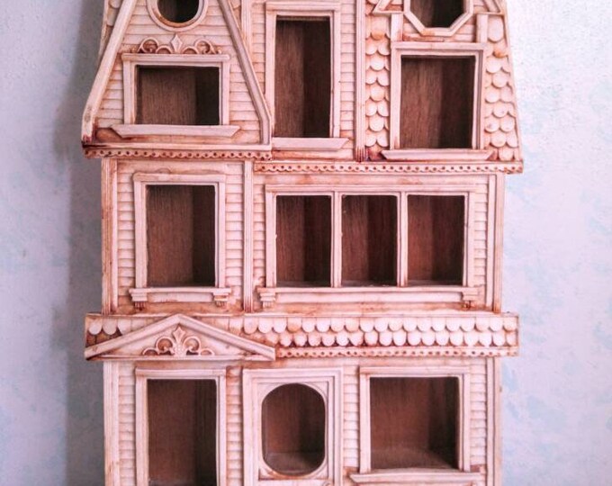 Victorian House Shadow Box House Shadow Box Miniature Etsy