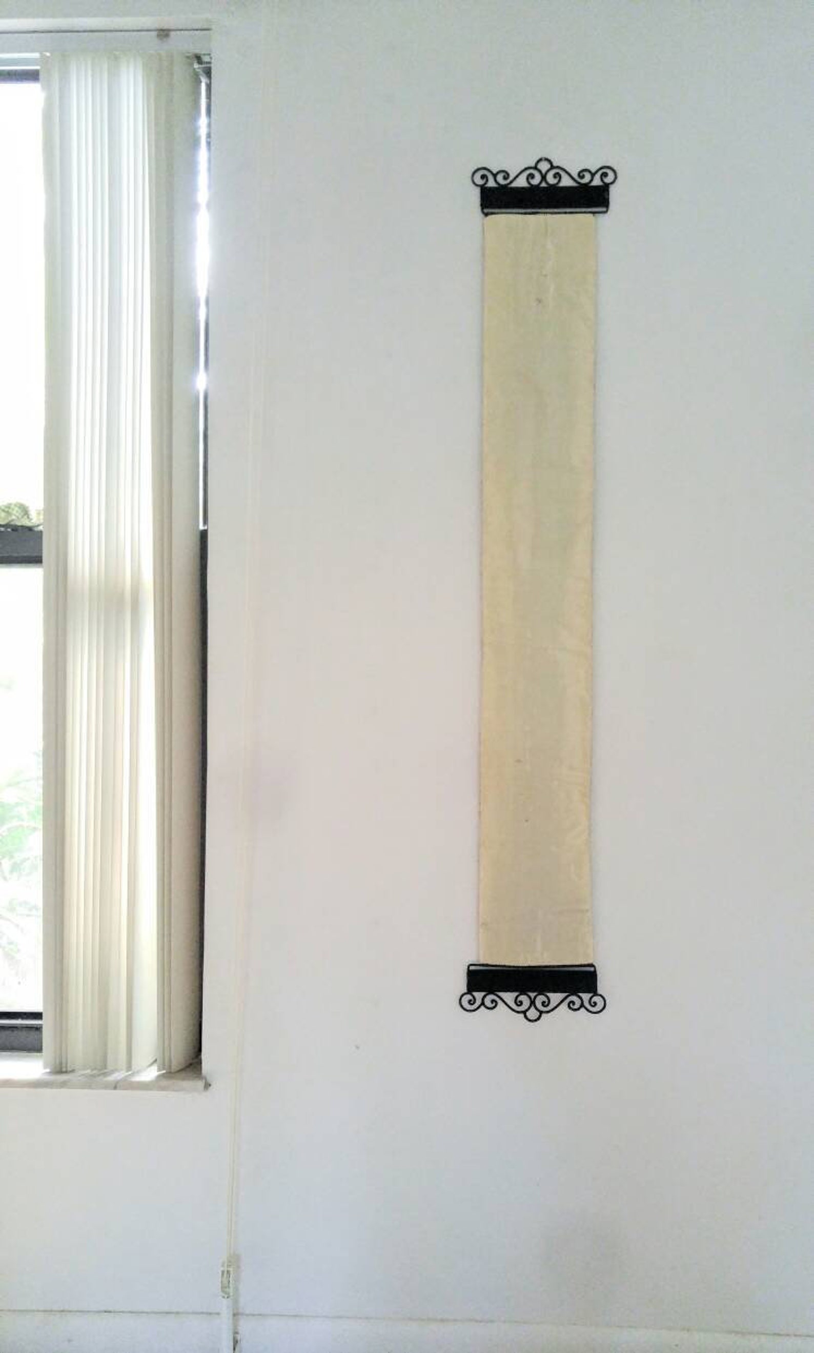 Floral Tapestry Bell Pull Wall Hanging Vintage 70s Long Etsy