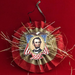 Abe Lincoln Christmas Ornament Musical Broadway American History Patriotic Gift | Abraham Lincoln Civil War Present