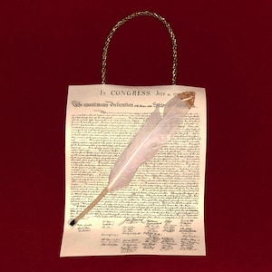Declaration of Independence Christmas Ornament | Musical Broadway | American History | Patriotic Gift