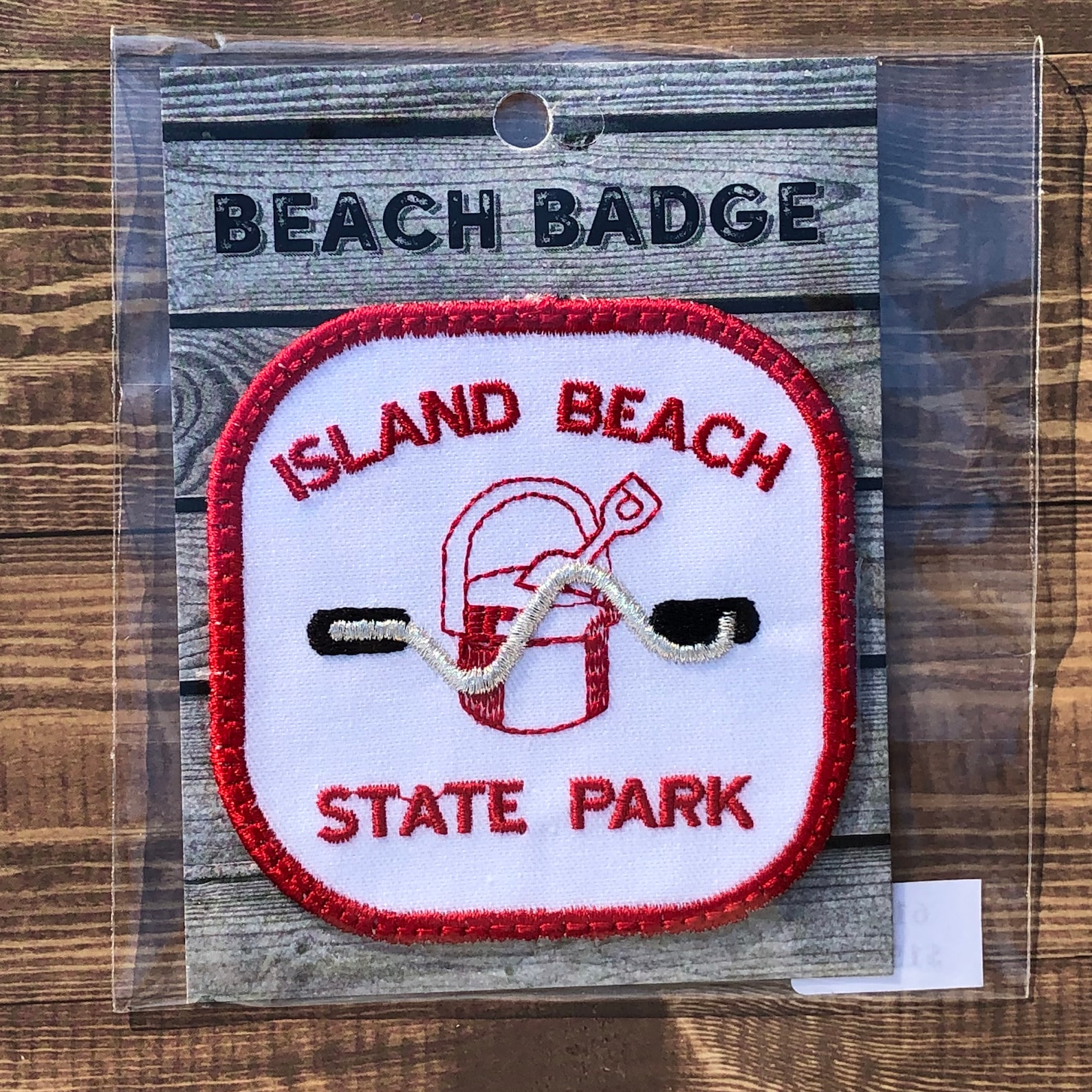 3 Beach Badge Iron on Patch Seaside Park Seaside Etsy