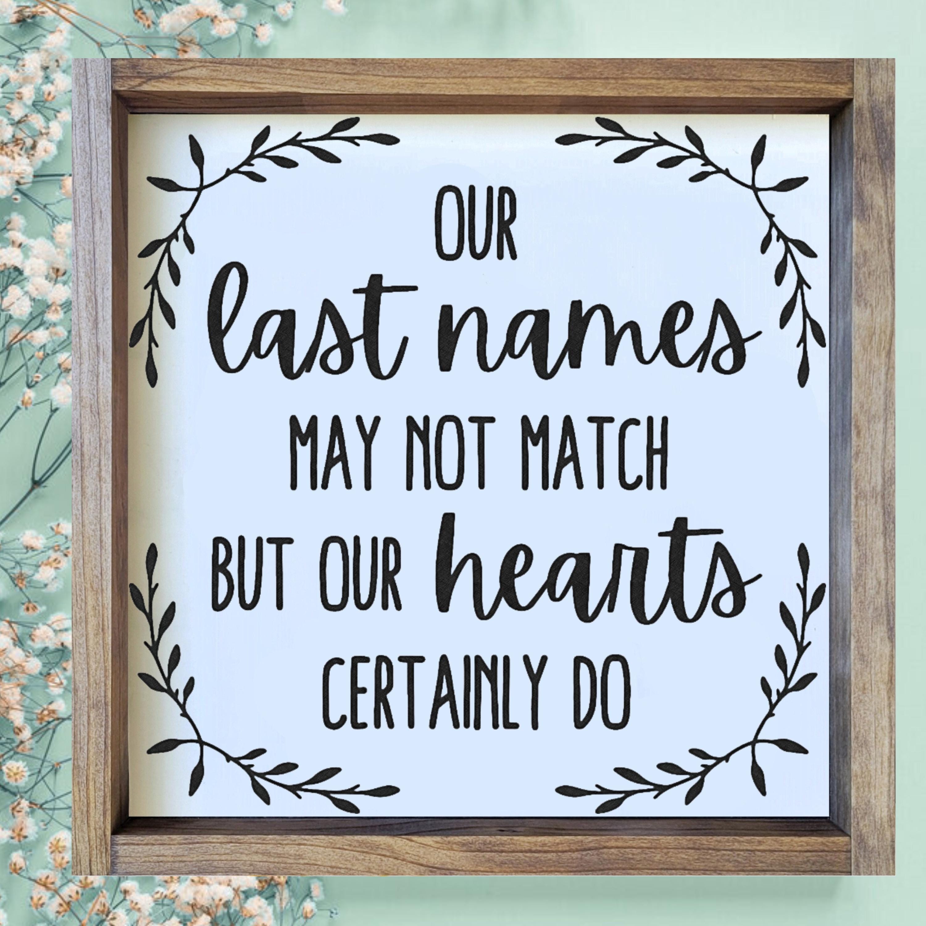 SVG Our Last Names May Not Match But Our Hearts Certainly Do Israel