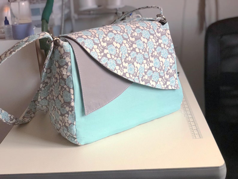PDF Pattern The Gemini Double Flap Handbag | Etsy