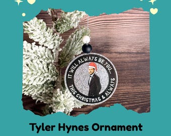 Tyler Hynes Ornament, Hynie Squad, Gift for Best Friend, Hallmark Inspired Ornament, Gift for Christmas Movie Lover