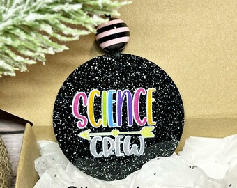 Science Teacher Christmas Ornaments, Scientist Ornament, Christmas gifts for Science Teachers, Teacher Gifts, Middle School Gift