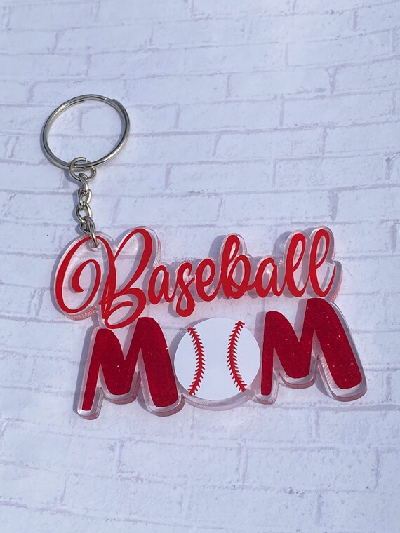 Baseball Mom Keychain Gift for Ballpark Mama Gift for Mom of Etsy