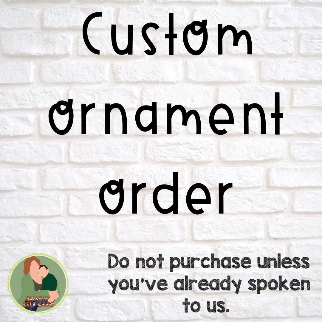 Custom Acrylic Ornament, Personalized Christmas Decor, Lightweight Ornaments