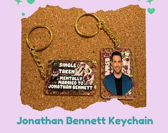 Jonathan Bennett Fan Keychain | Hallmark Movie Gift, Celebrity Crush