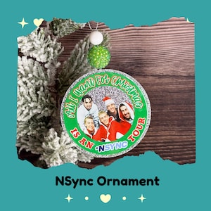 Nsync Christmas Ornament: 90s Boyband Fan Gift