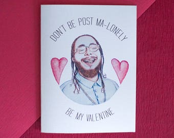 Post malone card | Etsy